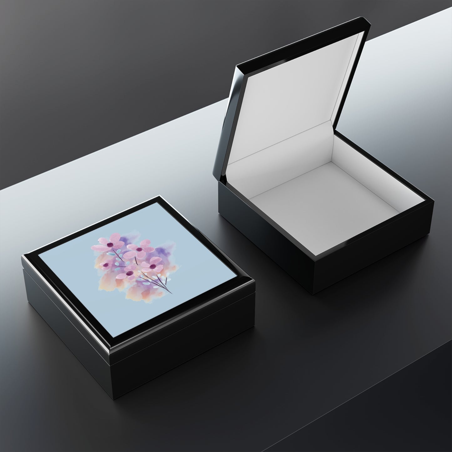 Elegant Floral Jewelry Box - Perfect for Gifts and Special Occasions