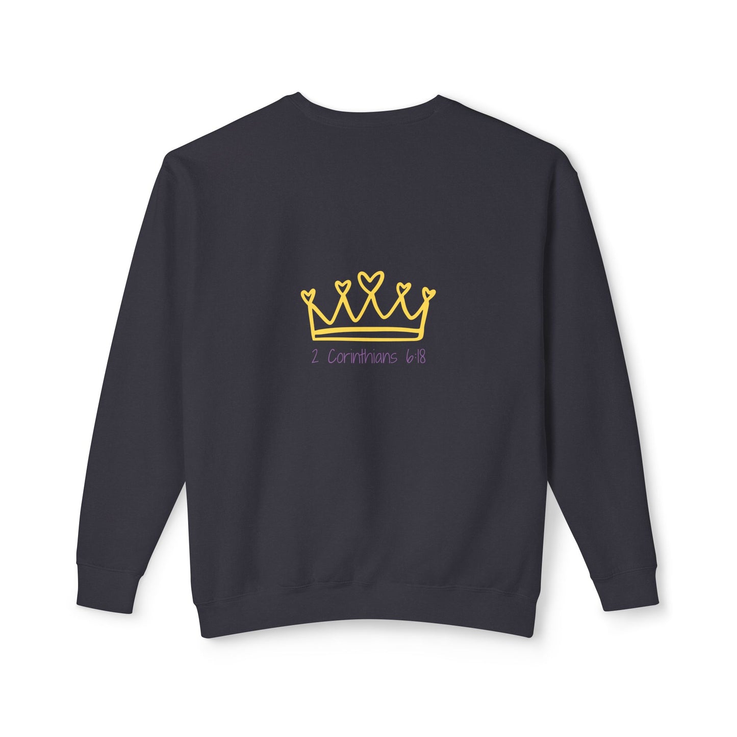 Unisex Lightweight Crewneck Sweatshirt - 'Daughter of the Most High King' Inspirational Design