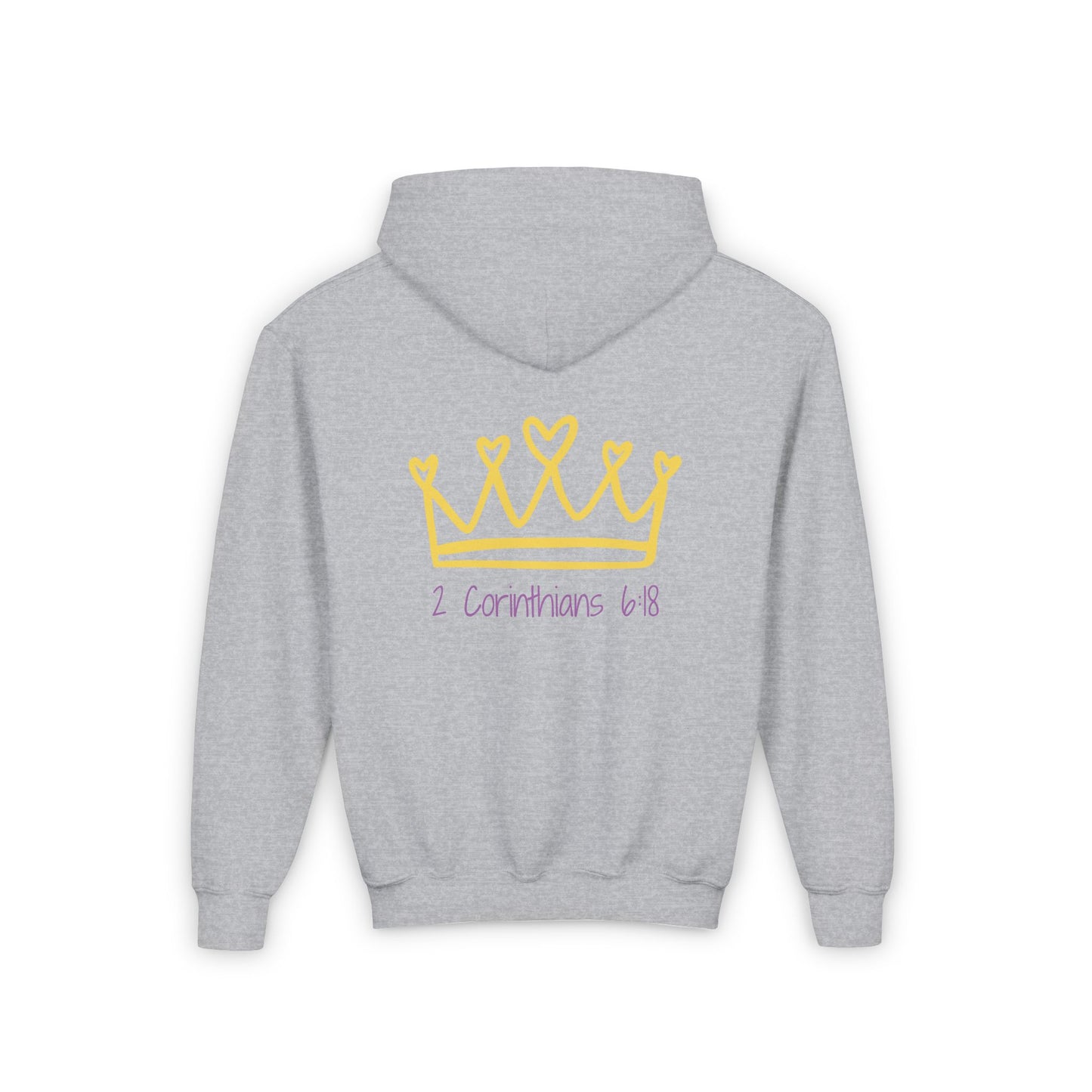 Daughter of the most high King Youth Heavy Blend Hooded Sweatshirt
