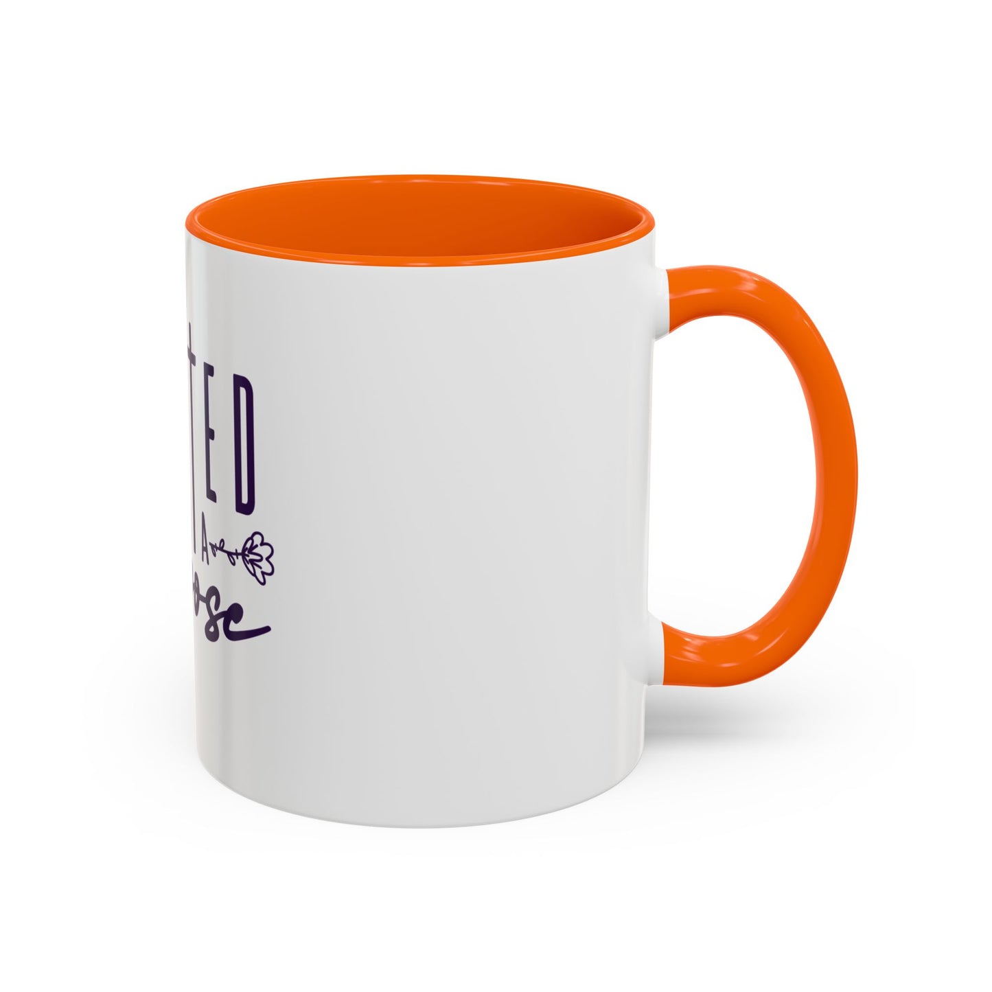 Inspirational Accent Coffee Mug - "Created with a Purpose" - 11oz & 15oz Options