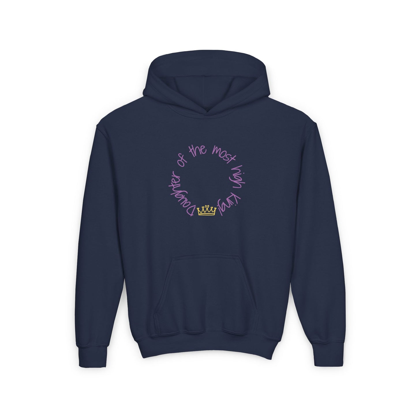Daughter of the most high King Youth Heavy Blend Hooded Sweatshirt