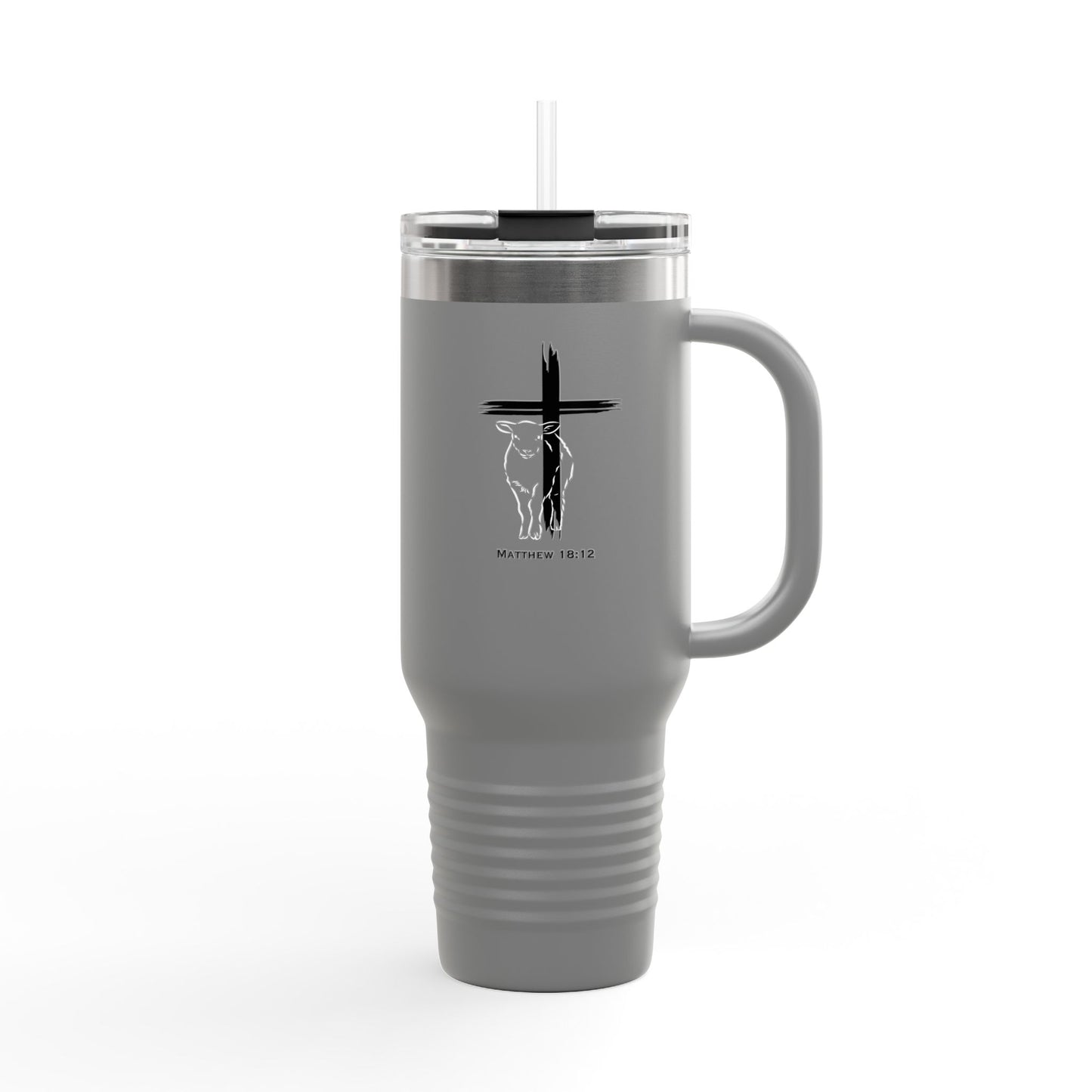 Faith-Inspired 40oz Insulated Travel Mug - Perfect for On-the-Go Hydration