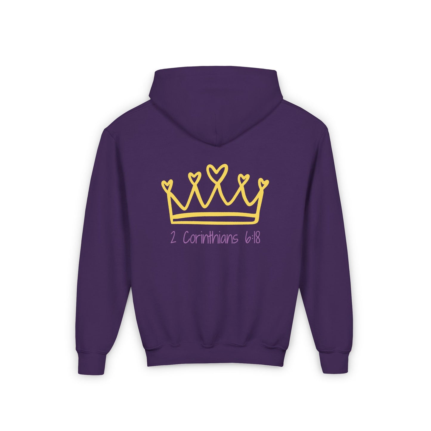 Daughter of the most high King Youth Heavy Blend Hooded Sweatshirt
