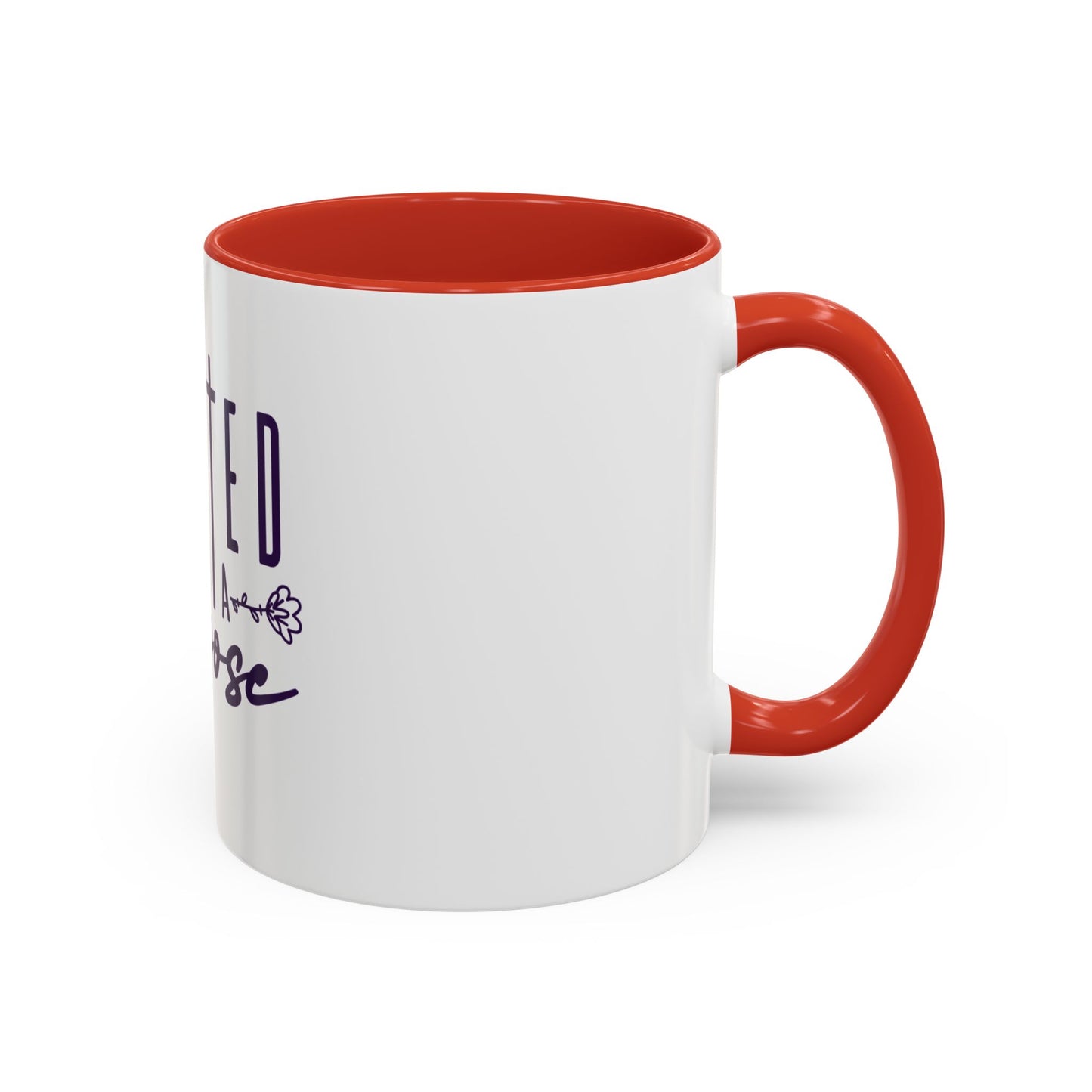 Inspirational Accent Coffee Mug - "Created with a Purpose" - 11oz & 15oz Options