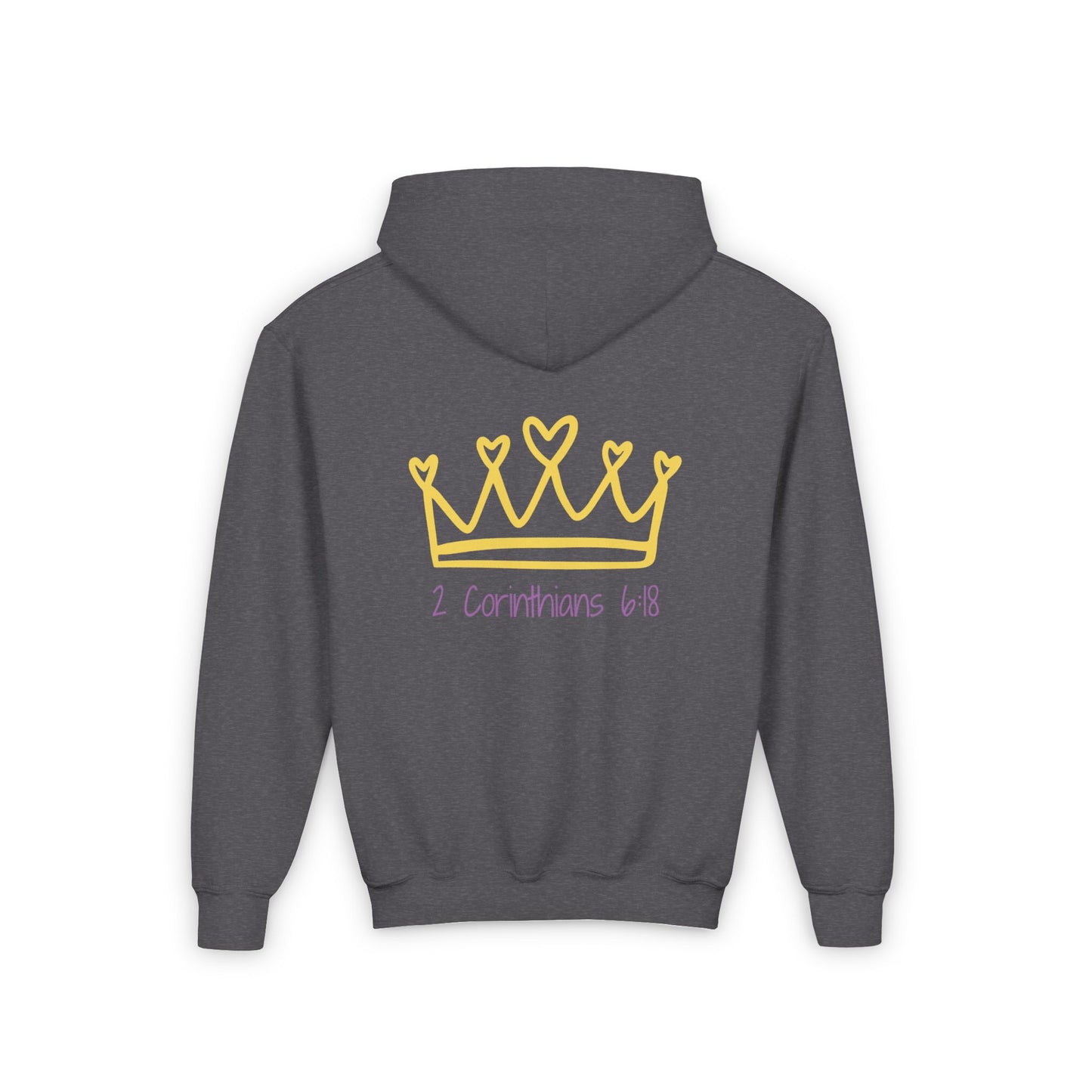Daughter of the most high King Youth Heavy Blend Hooded Sweatshirt