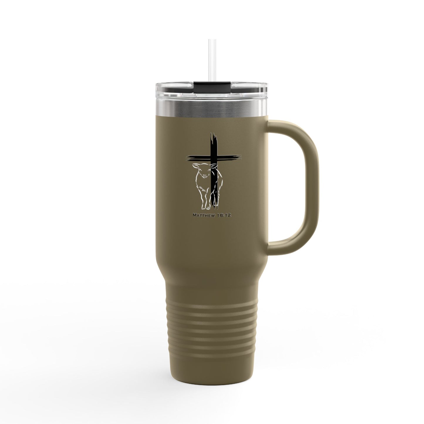 Faith-Inspired 40oz Insulated Travel Mug - Perfect for On-the-Go Hydration