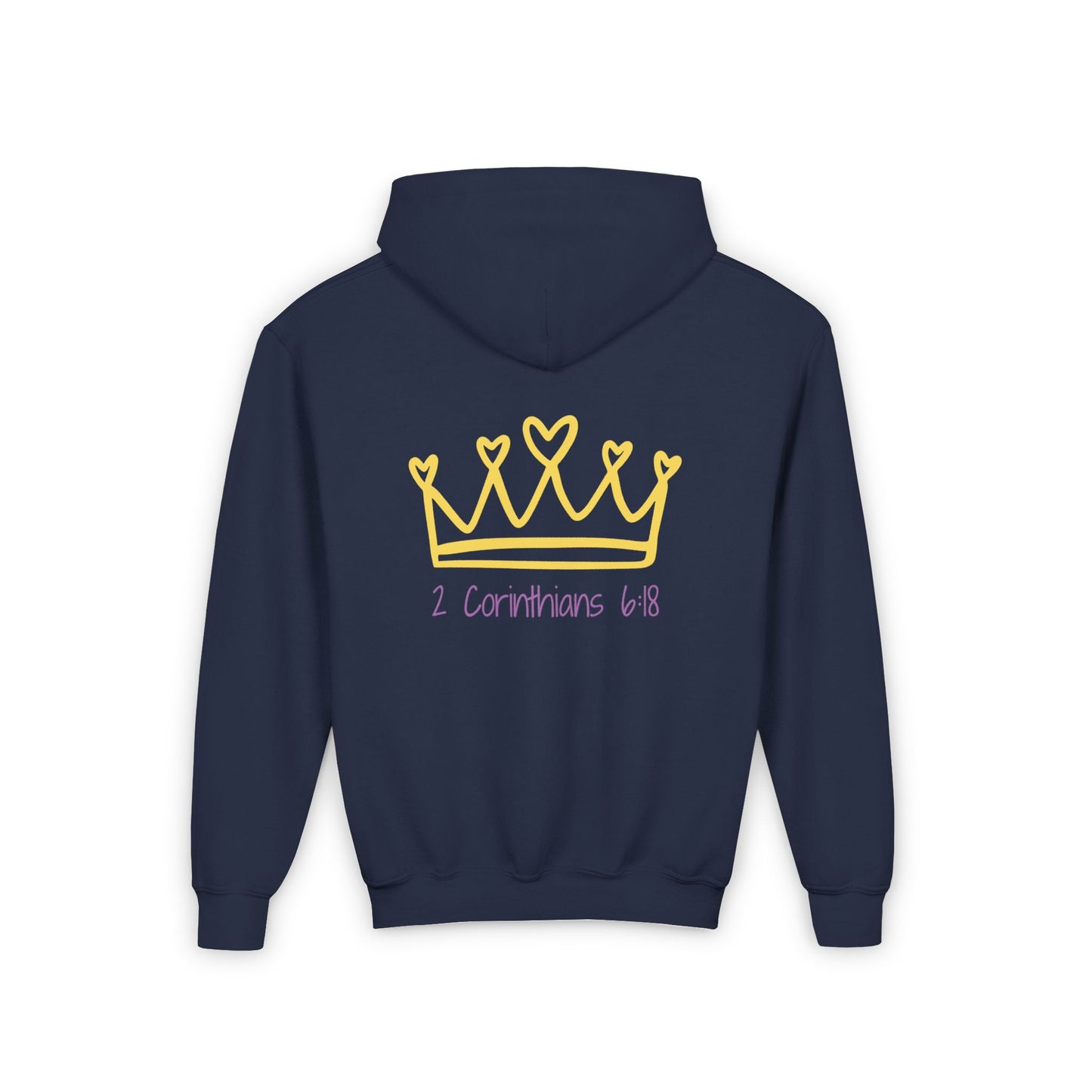 Daughter of the most high King Youth Heavy Blend Hooded Sweatshirt