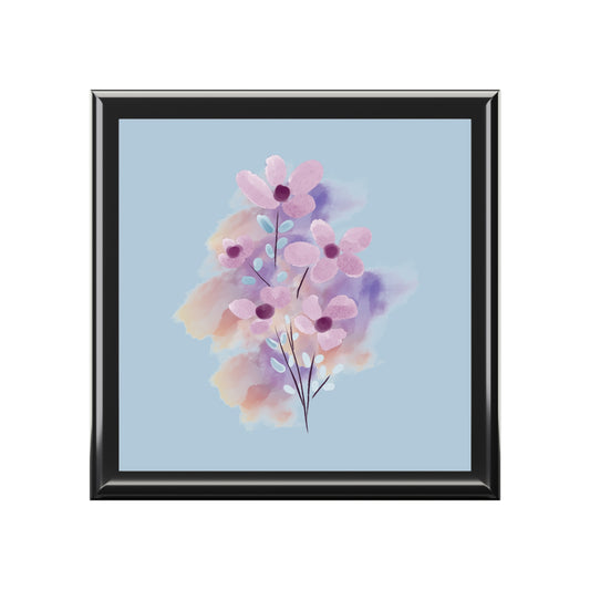 Elegant Floral Jewelry Box - Perfect for Gifts and Special Occasions