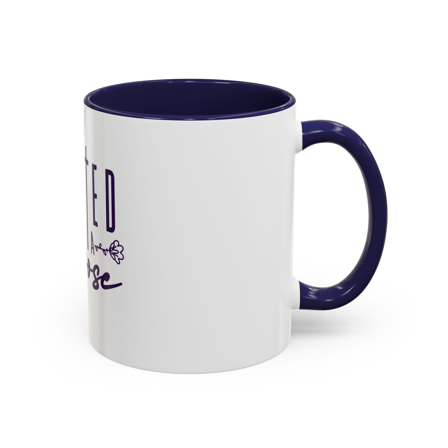 Inspirational Accent Coffee Mug - "Created with a Purpose" - 11oz & 15oz Options