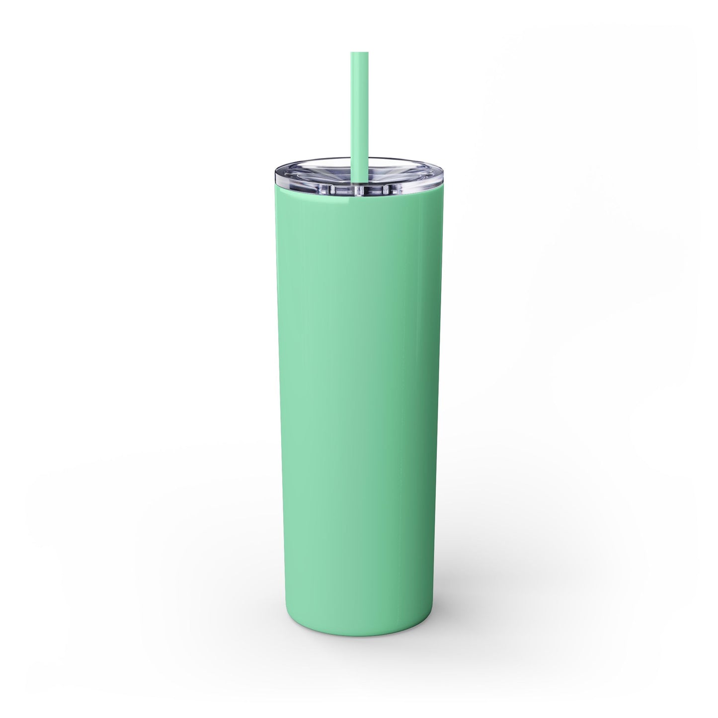 Inspirational Skinny Tumbler with Straw - 20oz, Corinthians Design
