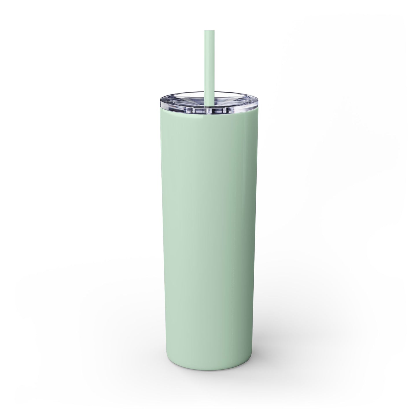 Faith & Floral Skinny Tumbler 20oz with Straw