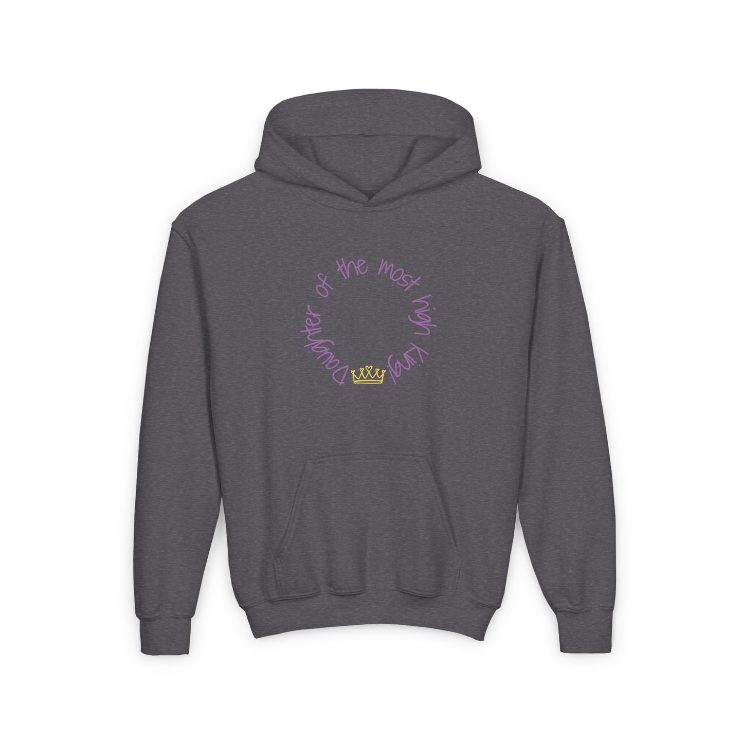 Daughter of the most high King Youth Heavy Blend Hooded Sweatshirt