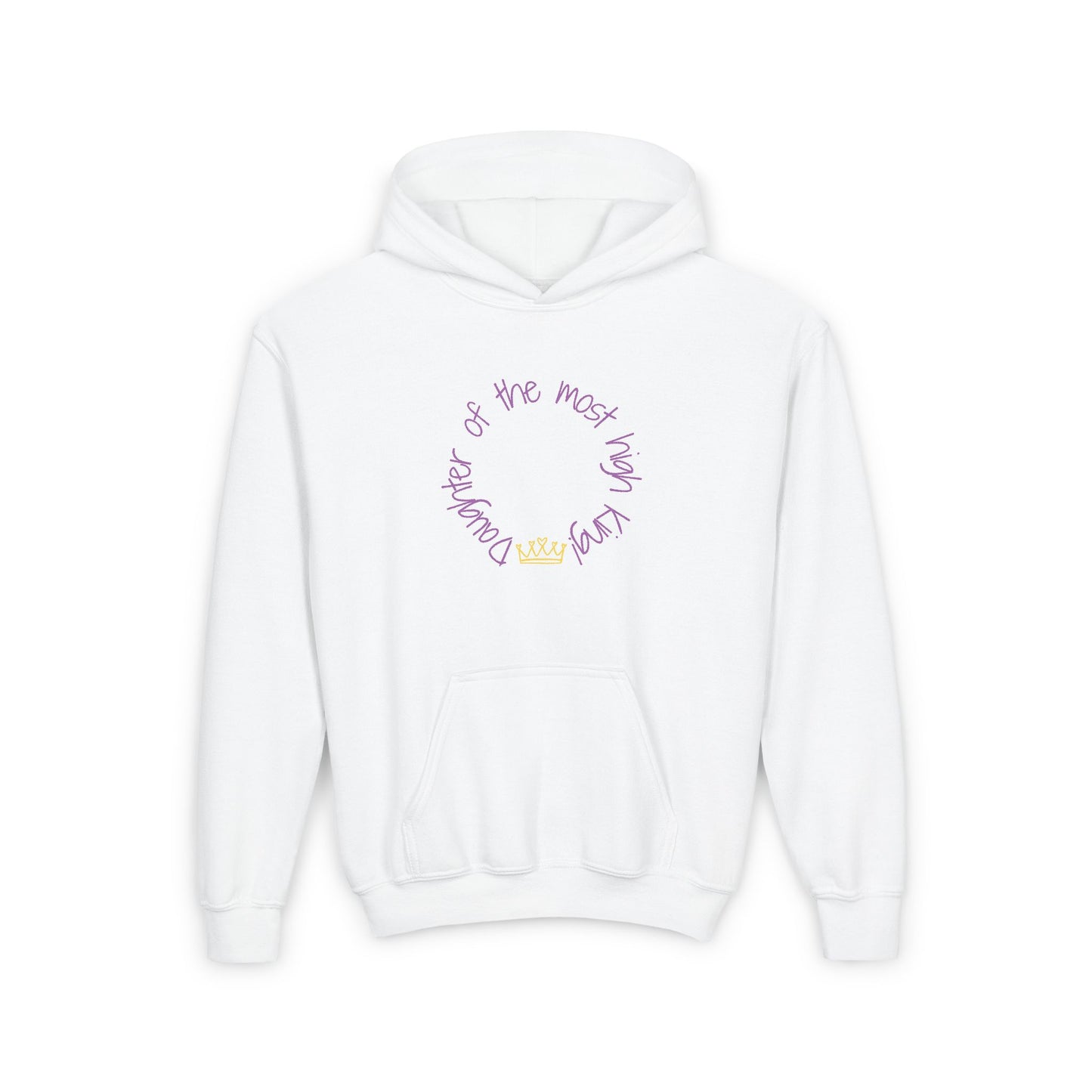 Daughter of the most high King Youth Heavy Blend Hooded Sweatshirt
