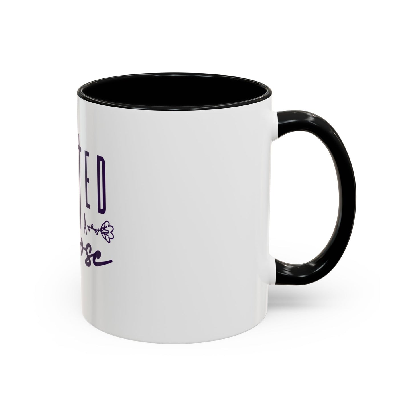 Inspirational Accent Coffee Mug - "Created with a Purpose" - 11oz & 15oz Options