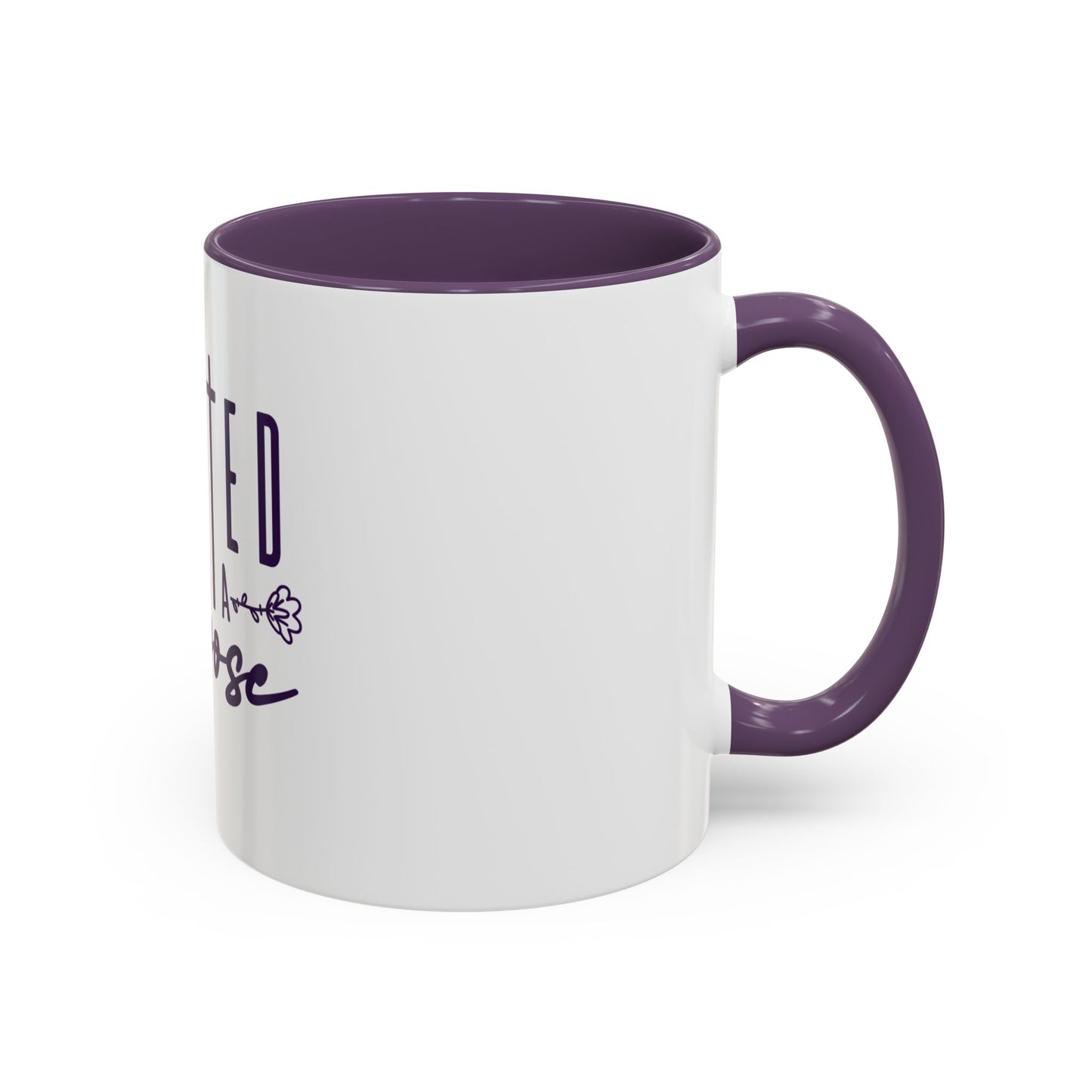 Inspirational Accent Coffee Mug - "Created with a Purpose" - 11oz & 15oz Options