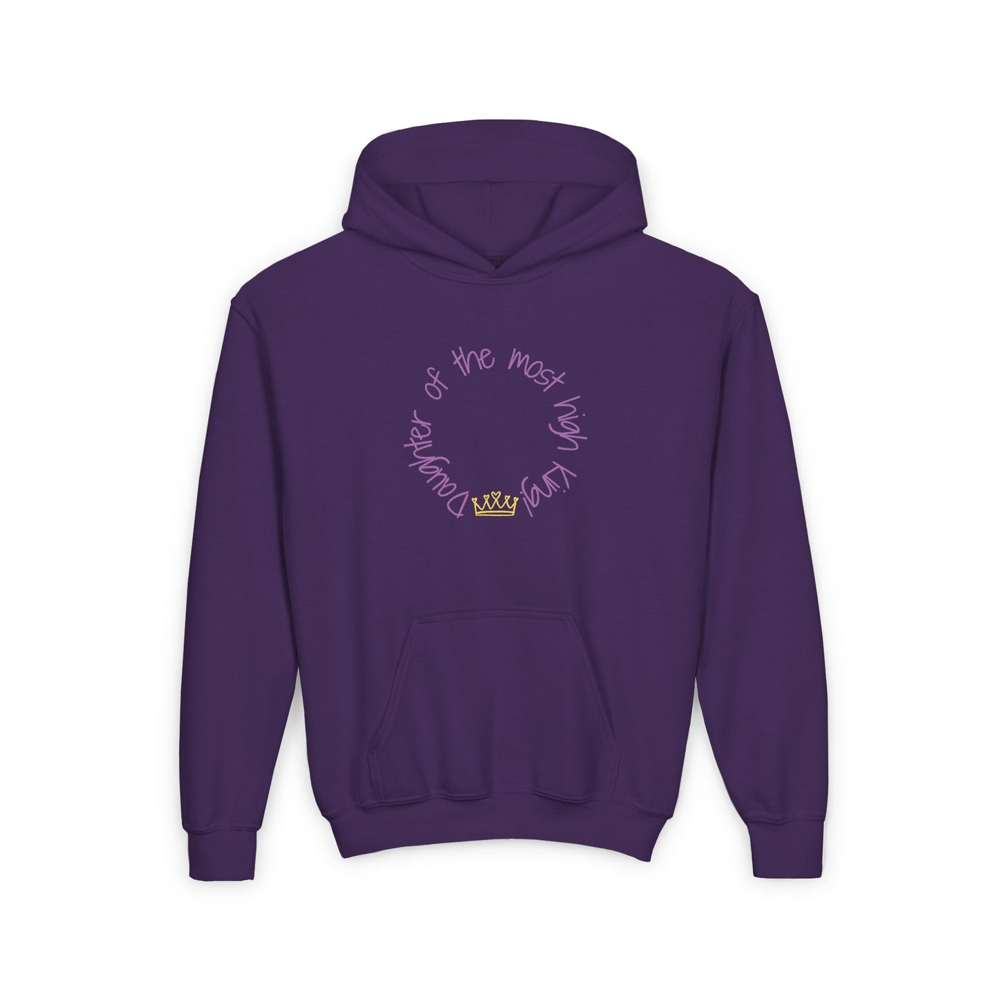 Daughter of the most high King Youth Heavy Blend Hooded Sweatshirt
