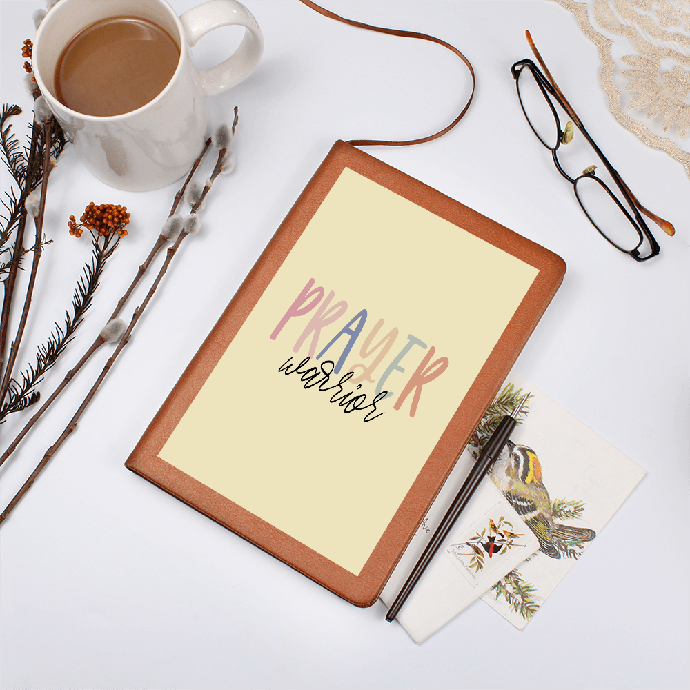 Prayer Warrior- Graphic Leather Journal
