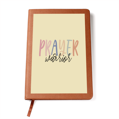 Prayer Warrior- Graphic Leather Journal