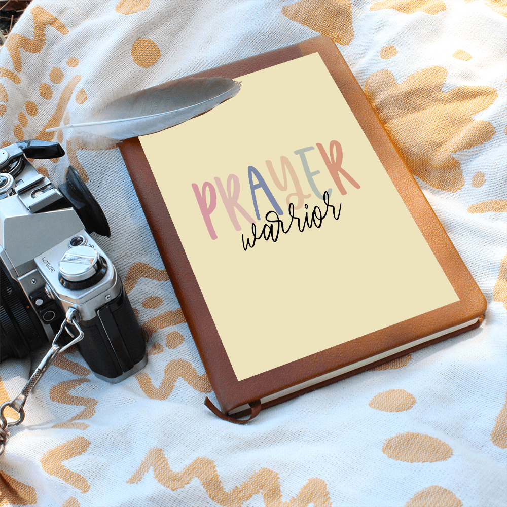 Prayer Warrior- Graphic Leather Journal