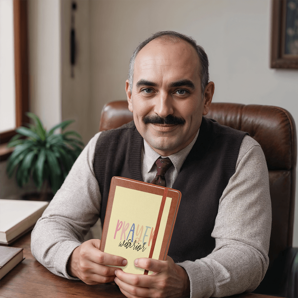 Prayer Warrior- Graphic Leather Journal
