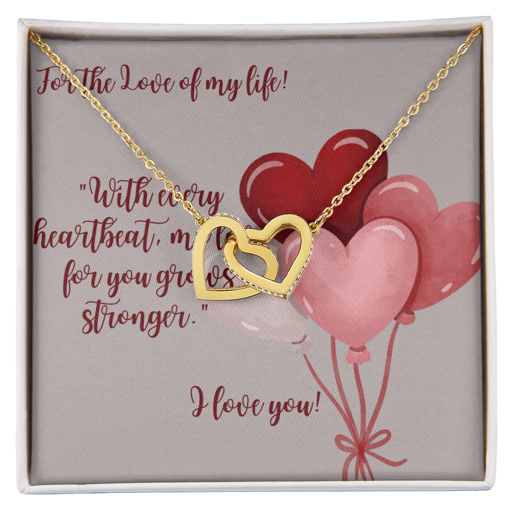 Interlocking Hearts necklace