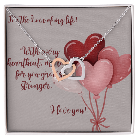 Interlocking Hearts necklace