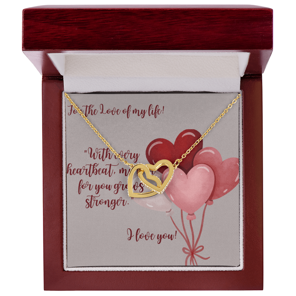 Interlocking Hearts necklace